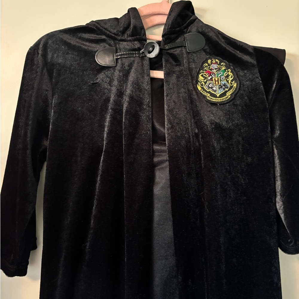 Black velvet dress robe Harry Potter Hogwarts